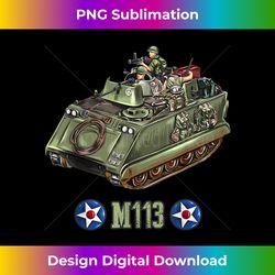 Vietnam War American Armored Personnel Carrier M113 APC - Innovative PNG Sublimation Design - Customize with Flair