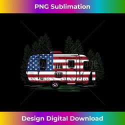4th Of July Camping Trees Red White And Blue Freedom - Bohemian Sublimation Digital Download - Rapidly Innovate Your Artistic Vision