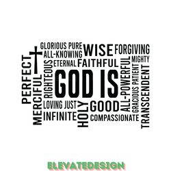 god is, religious sleeve svg digital download files
