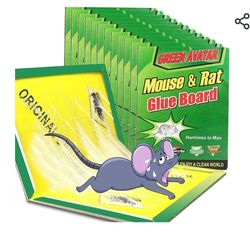 12 Pack Large Mouse Glue Traps with Enhanced Stickiness Extra Large (8.3" X 12")