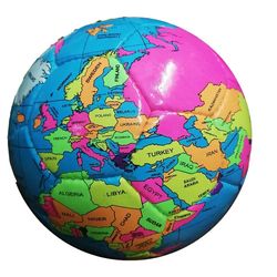 WORLD MAP FOOTBALL TOP QUALITY MATCH BALL EARTH MAP SOCCER BALL