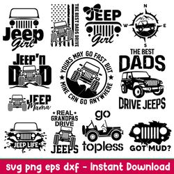 jeep svg bundle, jeep svg bundle, jeep svg, jeep mama svg, jeep dad svg, png, dxf, eps file
