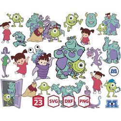 monster inc svg bundle, trending svg, monster inc svg, monster characters, monster svg, boo monster inc svg, james p sul