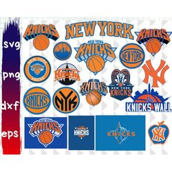 new york knicks bundle svg, new york knicks svg, nba bundle svg, sport svg