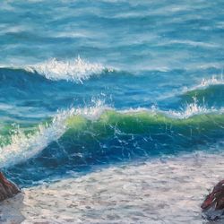 Aquamarine Sea Art - digital file for you to download