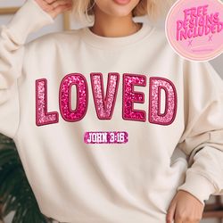 loved john 3:16 png,loved varsity png,loved faux sequin png,valentine faux sequin png,valentine bible verses png ,valent