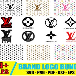 louis vuitton bundle svg, lv logo svg, fashion logo svg, famous brand logo svg