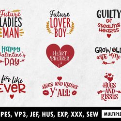 happy valentine's day embroidery files pes machine files custom embroidery digitizing files brother machine files pe
