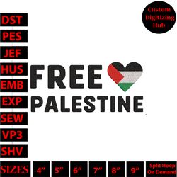 free palestine embroidery design - stitching for justice and solidarity hs3786