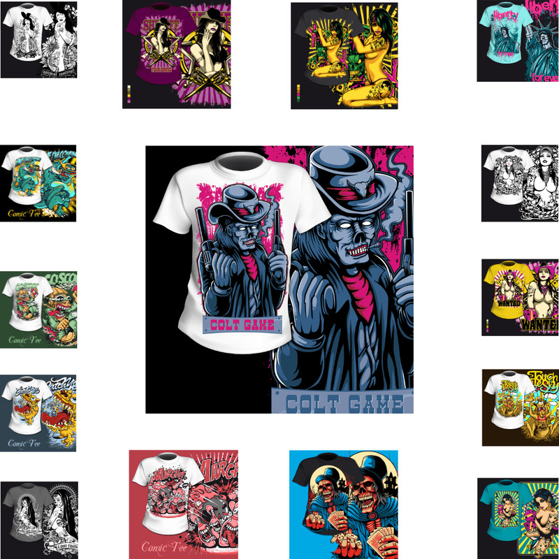 Latest Streetwear TShirt Design Bundle Urban PNG EPS Graphics Hypebeast Tees Commercial Use 2