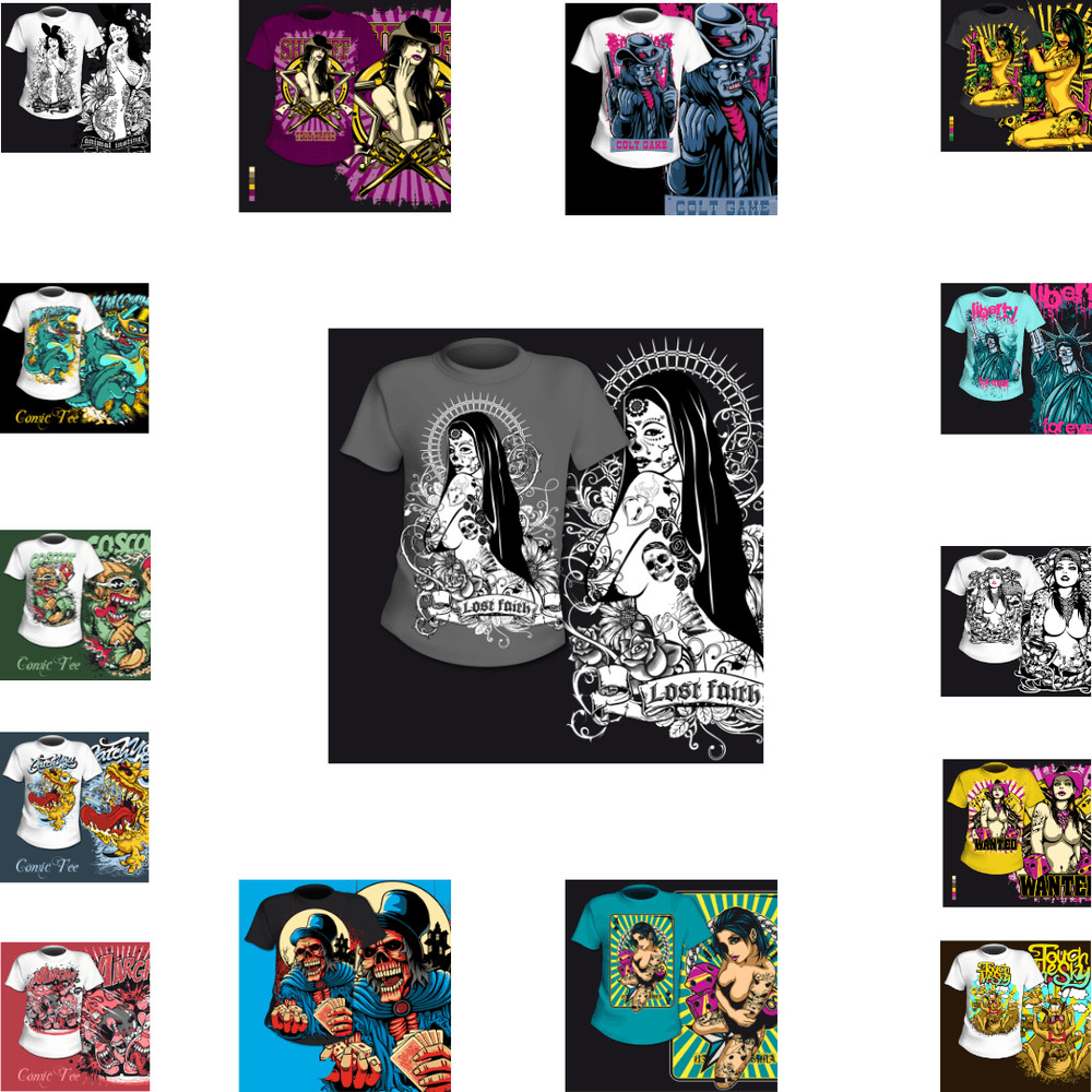 Latest Streetwear TShirt Design Bundle Urban PNG EPS Graphics Hypebeast Tees Commercial Use 12