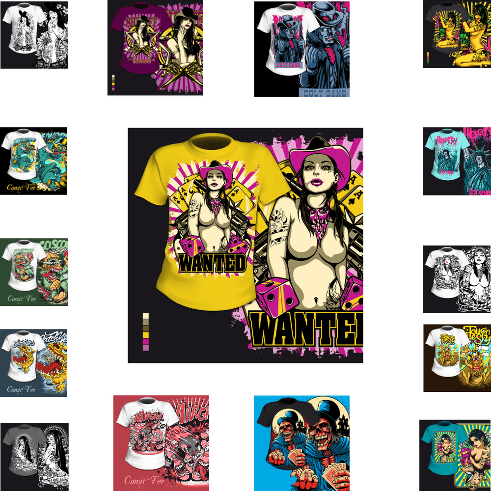 Latest Streetwear TShirt Design Bundle Urban PNG EPS Graphics Hypebeast Tees Commercial Use 6