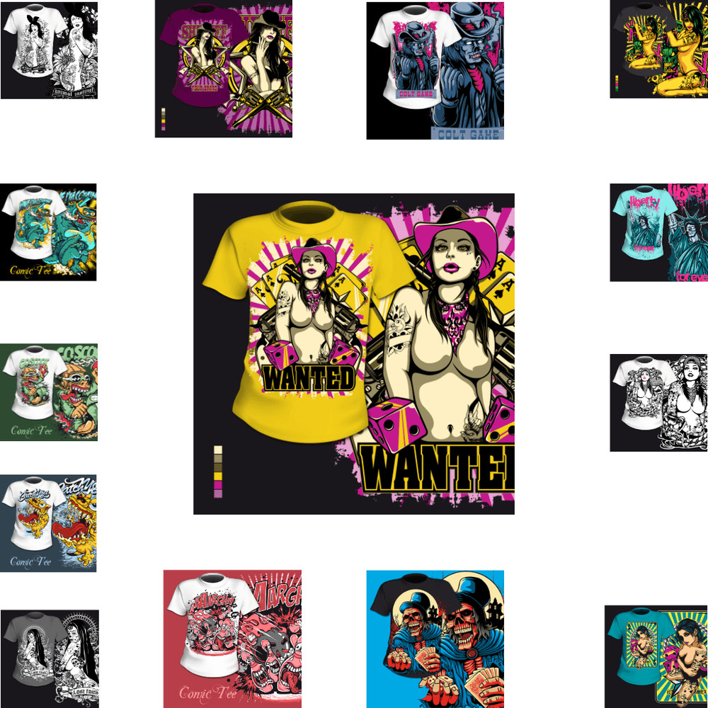 Latest Streetwear TShirt Design Bundle Urban PNG EPS Graphics Hypebeast Tees Commercial Use 7