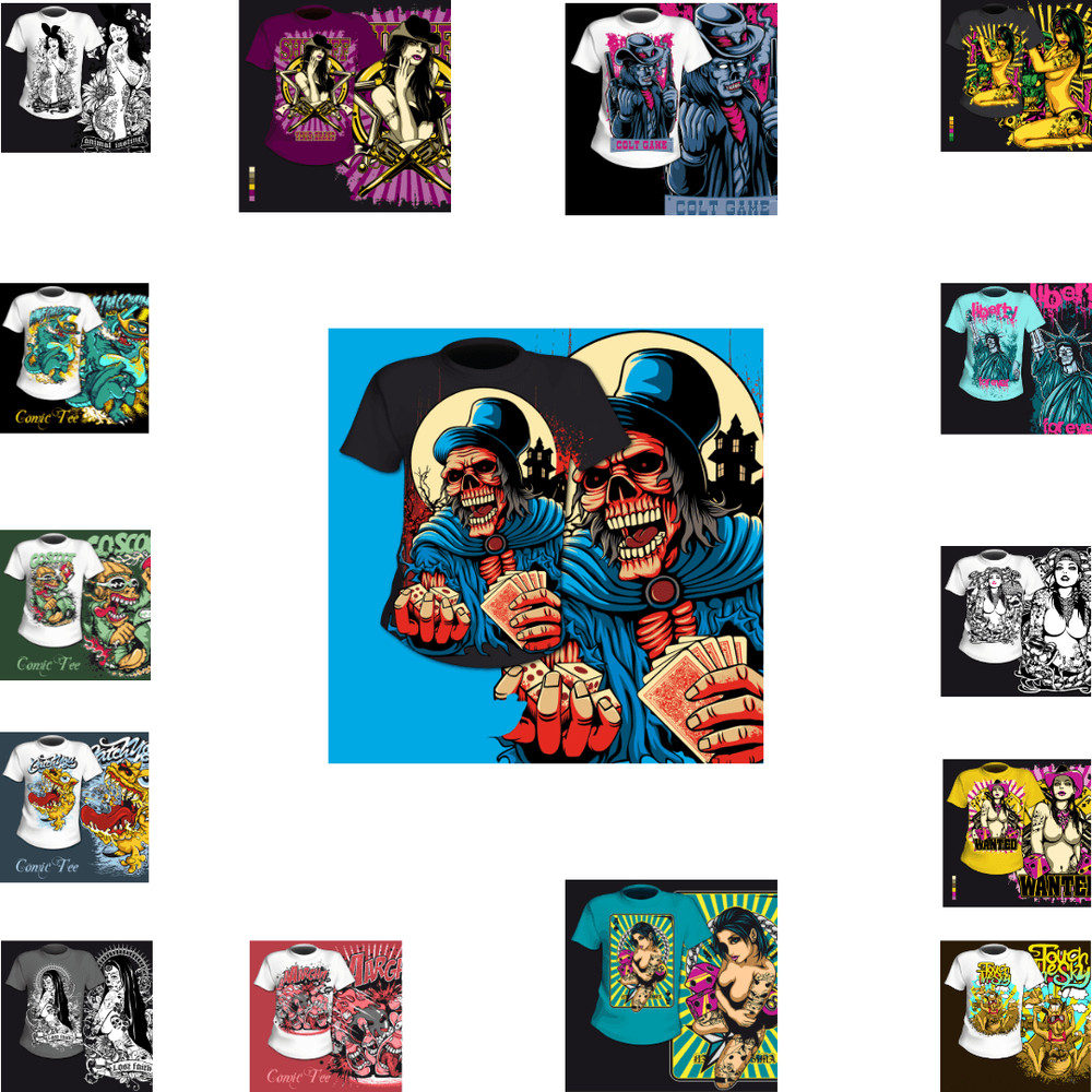 Latest Streetwear TShirt Design Bundle Urban PNG EPS Graphics Hypebeast Tees Commercial Use 10