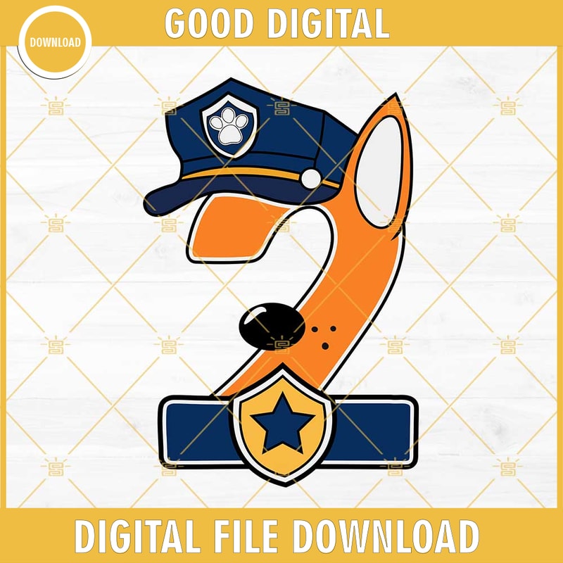 2nd Chase Paw Patrol Birthday Boy Svg.jpg