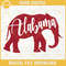 Alabama In Elephant SVG, Elephant Outline SVG, Alabama Crimson Tide SVG.jpg