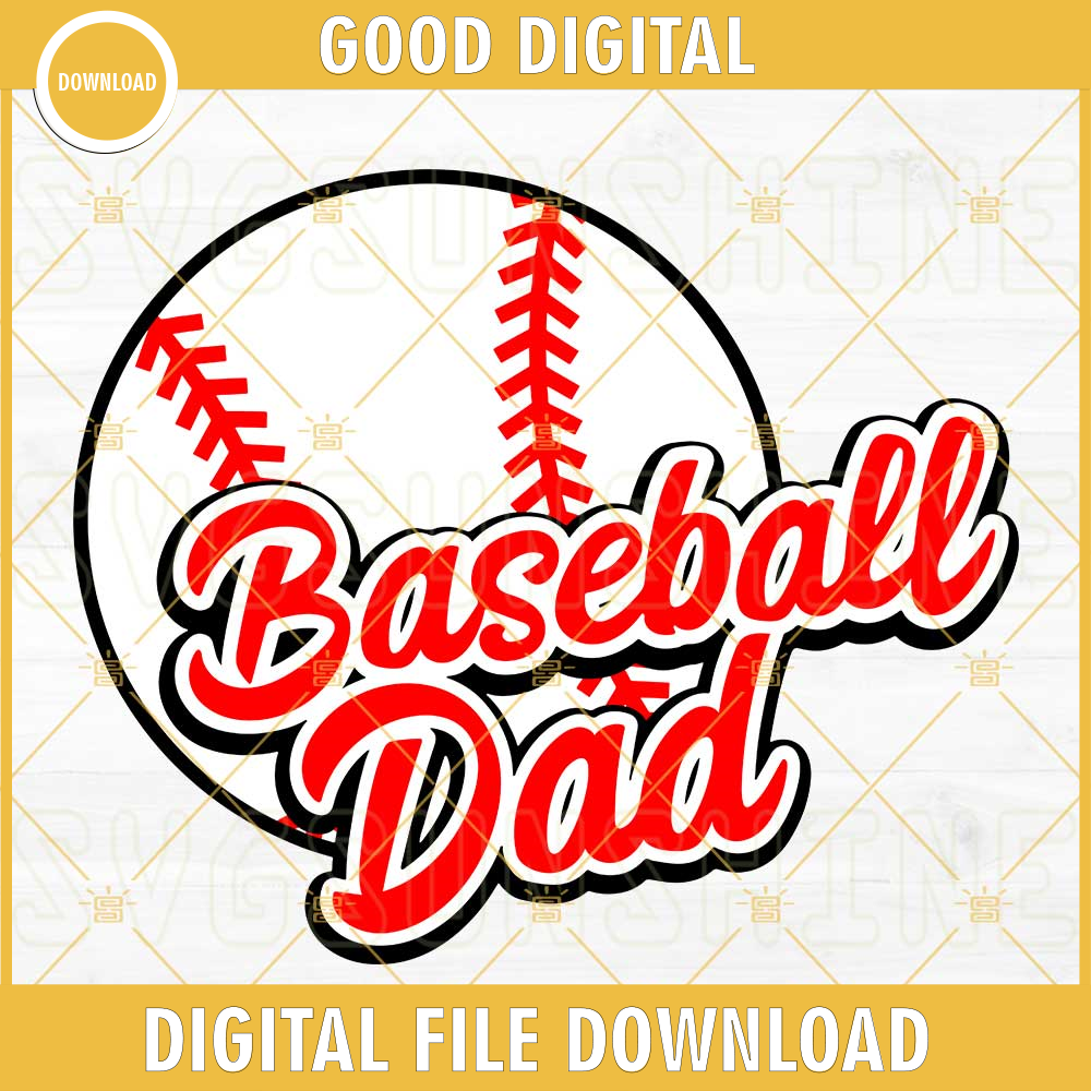 Baseball Dad SVG, Game Day SVG, Sports Dad SVG, Fathers Day Baseball SVG PNG DXF EPS.jpg