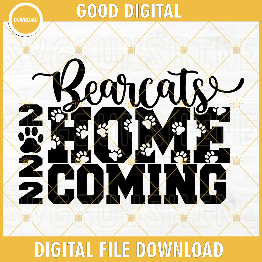 Bearcats Homecoming 2022 SVG, Bearcats SVG, Hoco 2022 Football SVG File For Cricut Silhouette.jpg