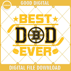 best bruins dad ever svg svg, boston bruins svg, best dad ever svg