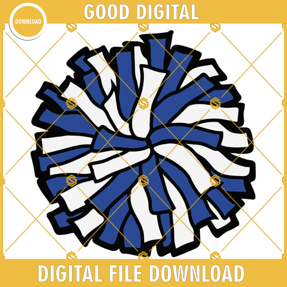 Blue White Pom Pom SVG Cricut Silhouette.jpg