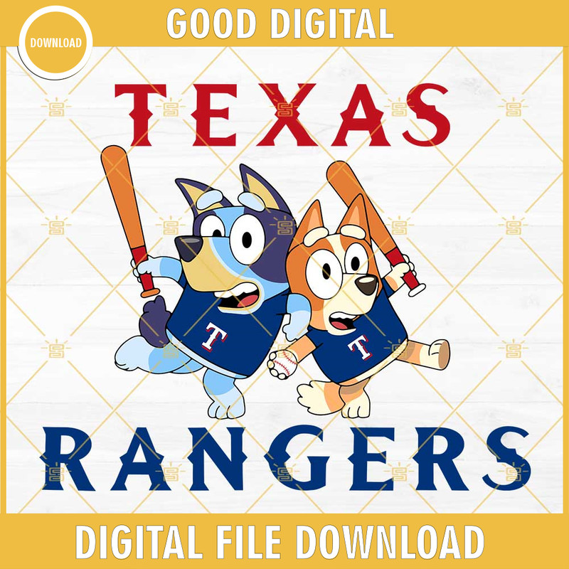 Bluey Texas Rangers Baseball SVG PNG DXF EPS.jpg