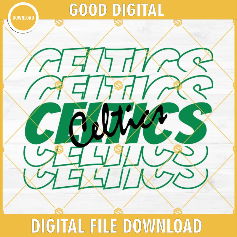 BOSTON CELTICS SVG, Celtics SVG PNG DXF EPS Instant Download.jpg