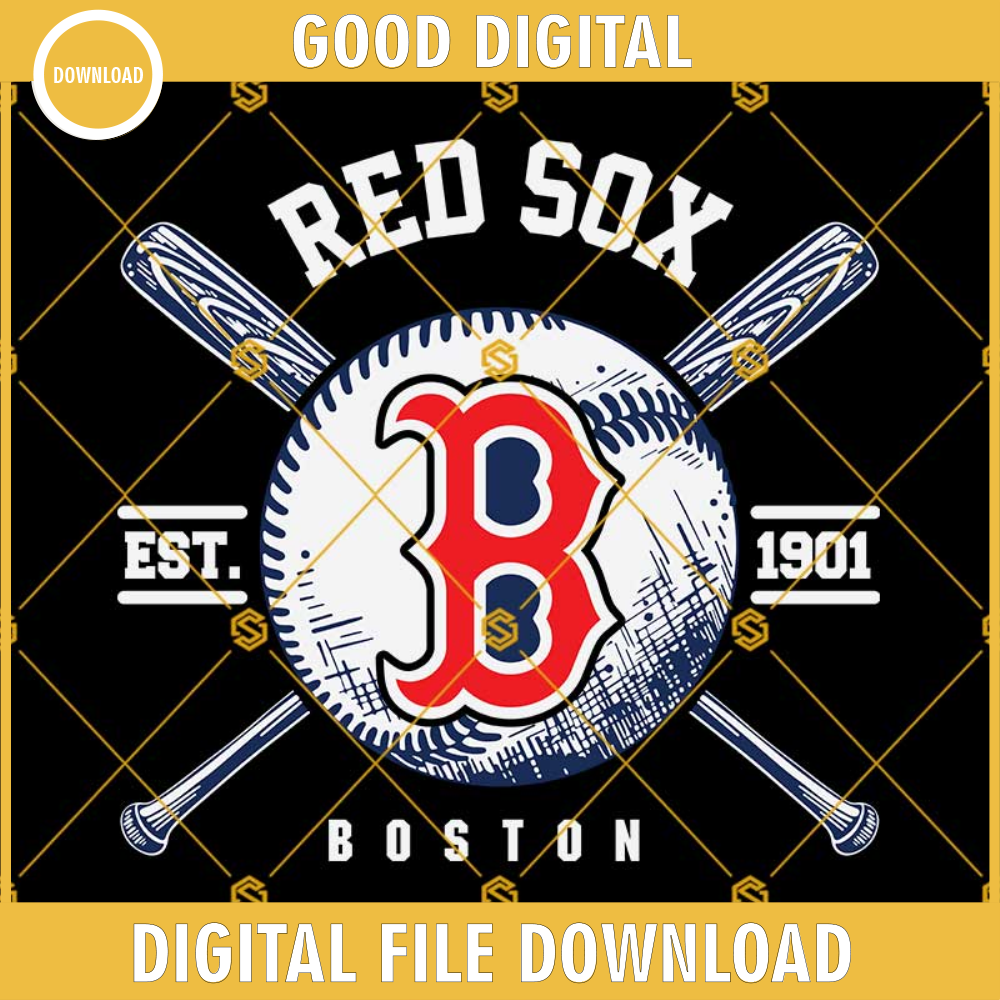 BOSTON RED SOX Svg, Baseball Team Est SVG.jpg