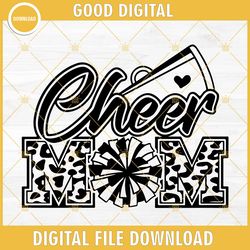 cheer mom svg, pom pom svg, football mom svg, cheerleader svg, megaphone svg