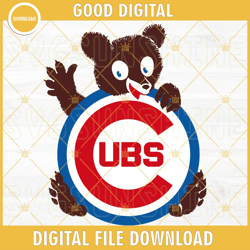 chicago cubs vintage logo svg, cubs baseball svg, mlb team  cut files