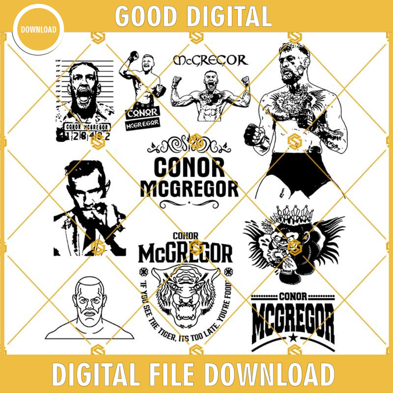 Conor McGregor SVG, UFC SVG, Conor Mcgregor Svg Bundle, Ireland SVG.jpg