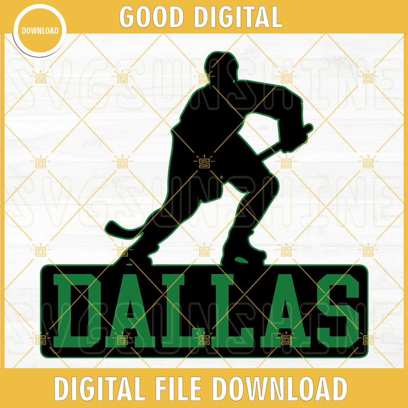 Dallas Hockey SVG, Dallas Stars SVG, Ice Hockey NHL Team SVG PNG DXF EPS Cricut.jpg