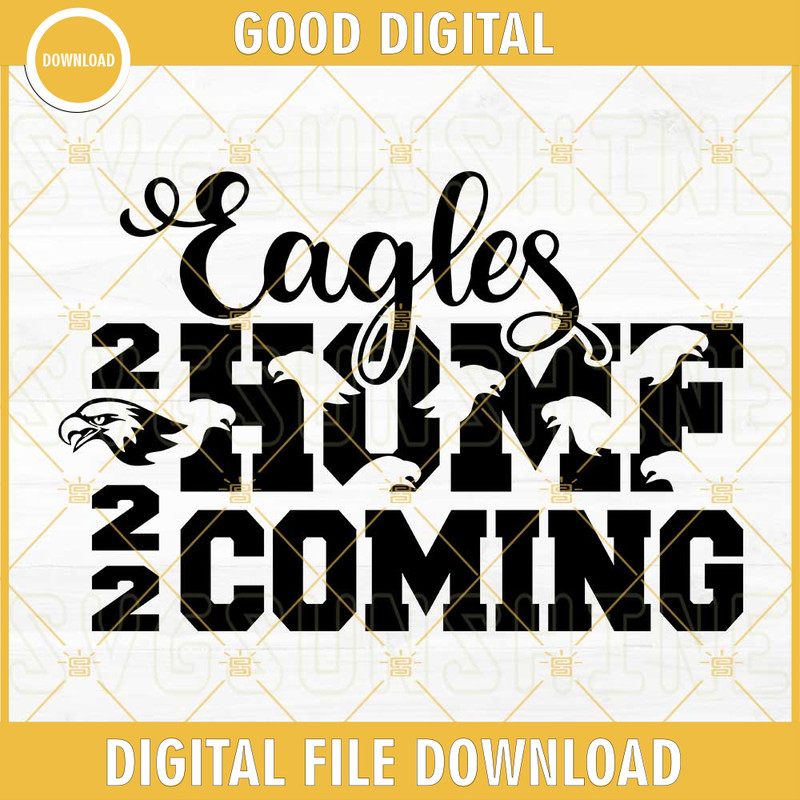Eagles Homecoming 2022 SVG, Eagles SVG, Hoco 2022 SVG Cut File.jpg