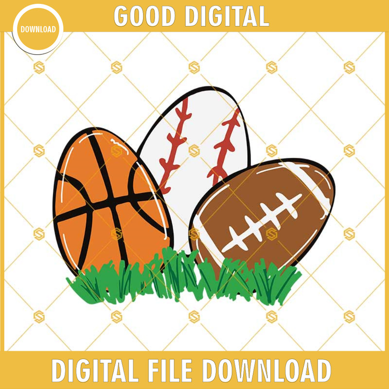 Easter Svg, Sport Easter Egg Svg, Basketball Egg Svg, Baseball Egg Svg, Football Egg Svg, Easter Egg Svg Dxf Eps Png Cut Files Clipart Cricut Silhouette.jpg