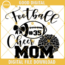 football cheer mom svg, football mom svg, cheerleading