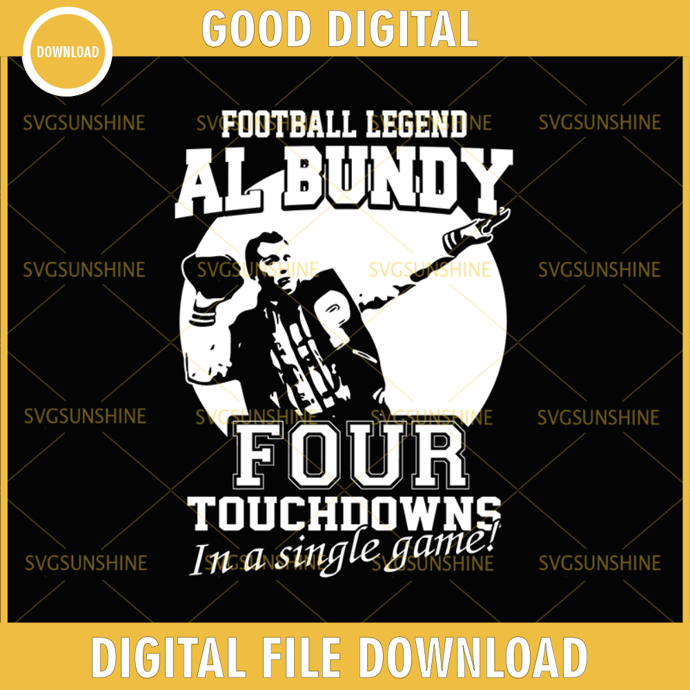 Football legend al bundy four touchdowns in a single game SVG.jpg