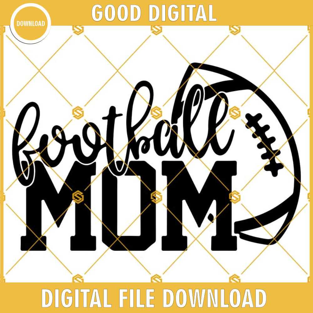 Football Mom SVG, Football File for Cricut and Silhouette.jpg