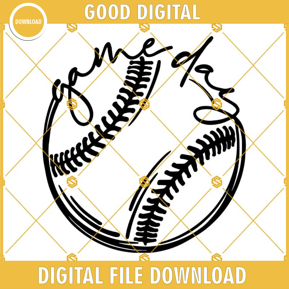 Game Day Baseball Softball SVG PNG DXF EPS.jpg