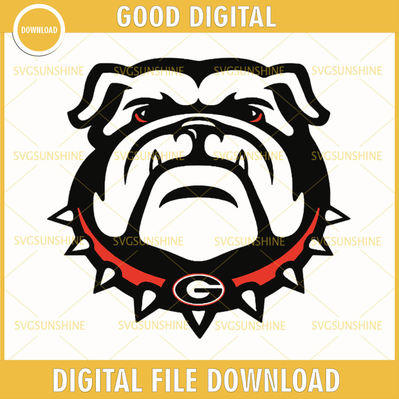 Georgia Bulldogs Svg, Football Svg, Bulldog Svg, Bulldog Face Svg, Dog SVG.jpg