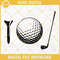 Golf Ball SVG Vector, Golf Ball PNG, Golf Tee SVG, Golf Club SVG, Golf Ball Cricut Silhouette.png