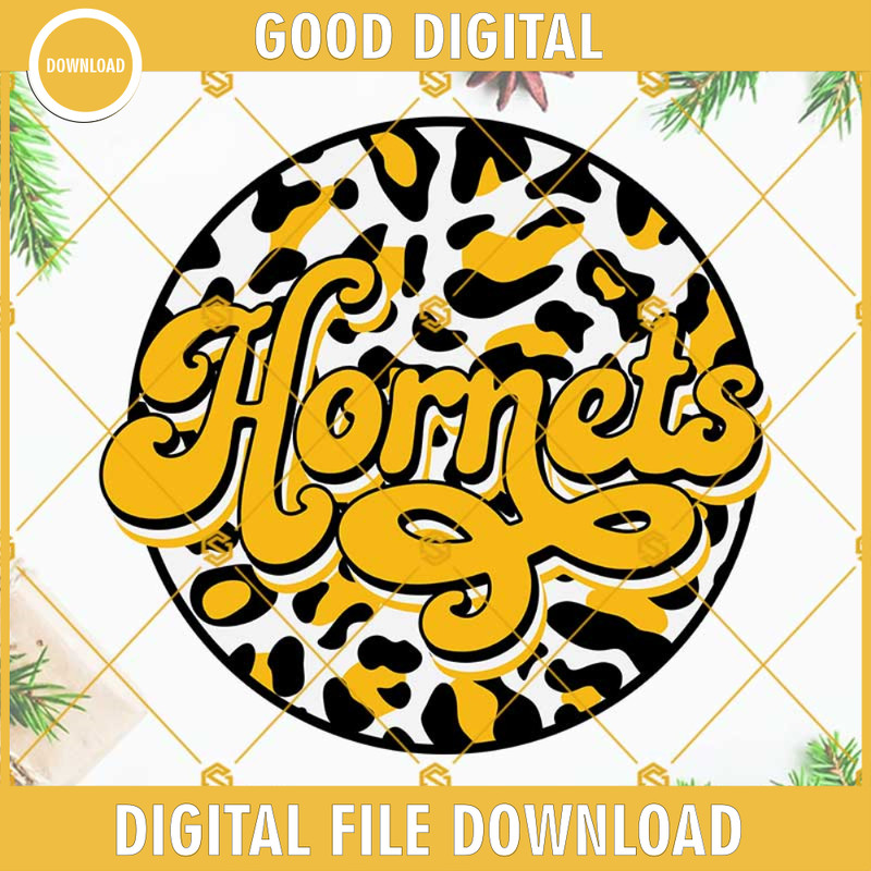 Hornets Leopard Print SVG, Hornets Football SVG PNG DXF EPS Cricut.jpg