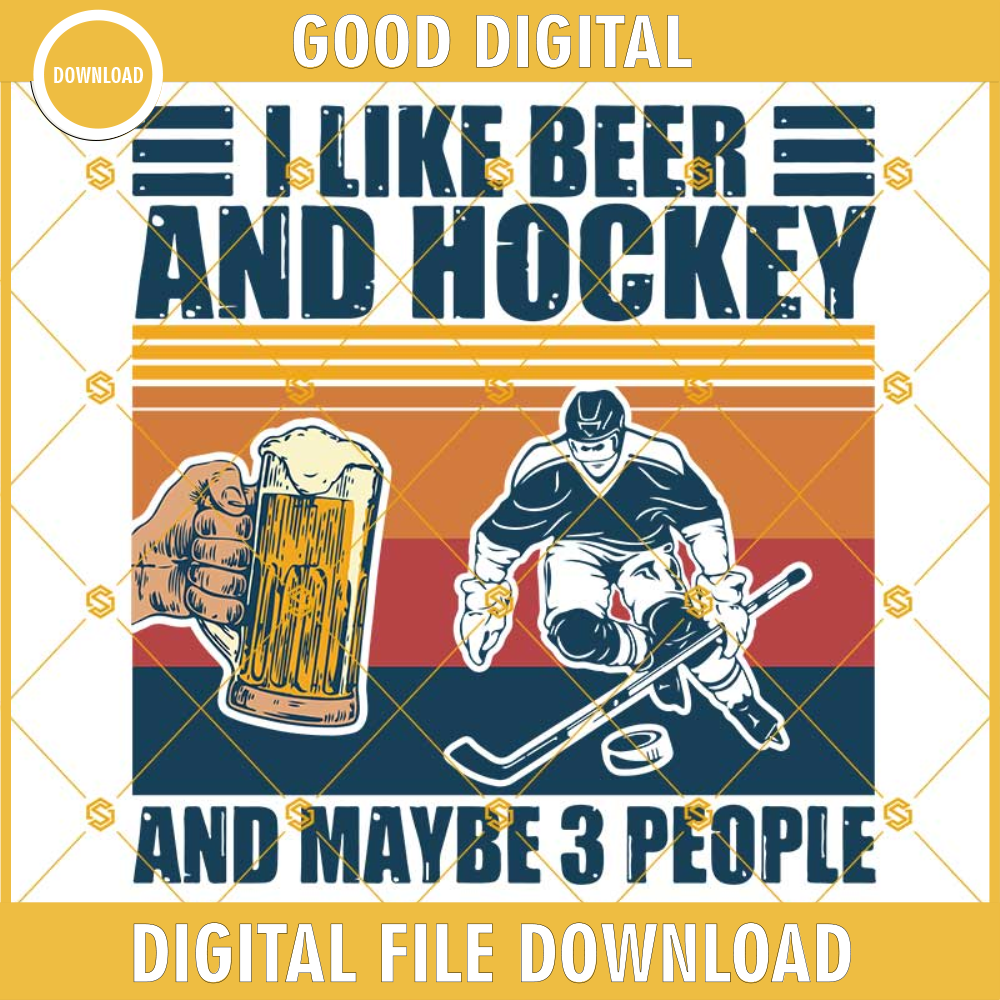 I like Beer and Hockey and maybe 3 people SVG, I like Beer SVG, Hockey SVG, Cricut, Cutting File, Clipart.jpg