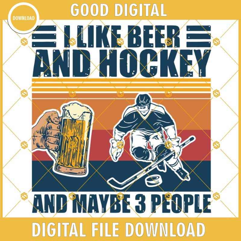 I like Beer and Hockey and maybe 3 people SVG, I like Beer SVG, Hockey SVG, Cricut, Cutting File, Clipart.jpg