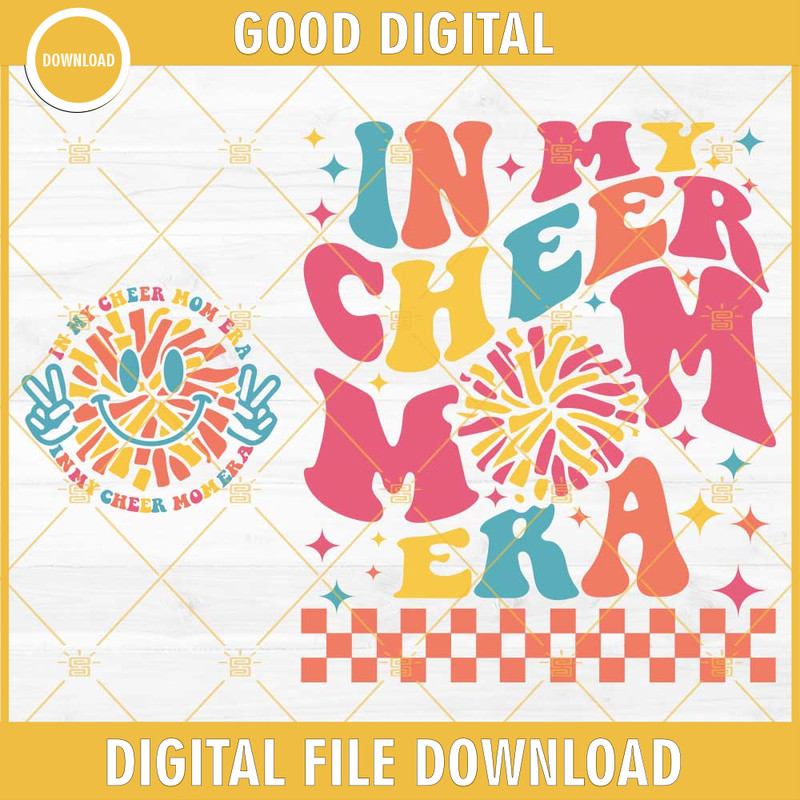 In My Cheer Mom Era SVG, Cheer Mama SVG, Retro Cheer Mom SVG.jpg
