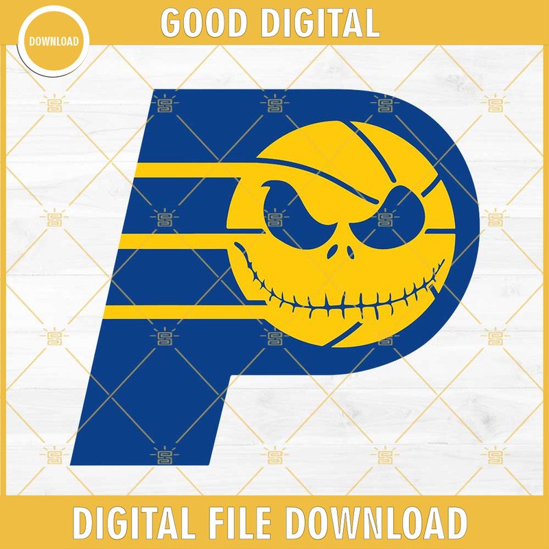 Indiana Pacers Jack Skellington SVG PNG DXF EPS Cut Files.jpg