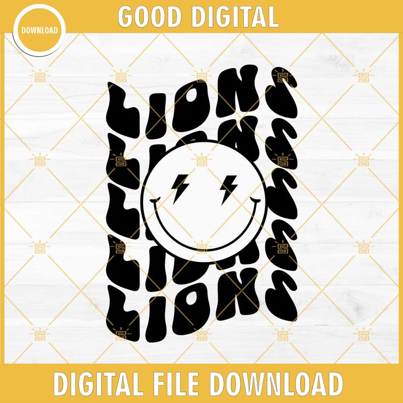 Lions Smiley Face SVG, Lions SVG, Lions Football SVG.jpg