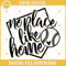 No Place Like Home Svg, Baseball Svg Dxf Eps Png Cut Files Clipart Cricut Silhouette.jpg
