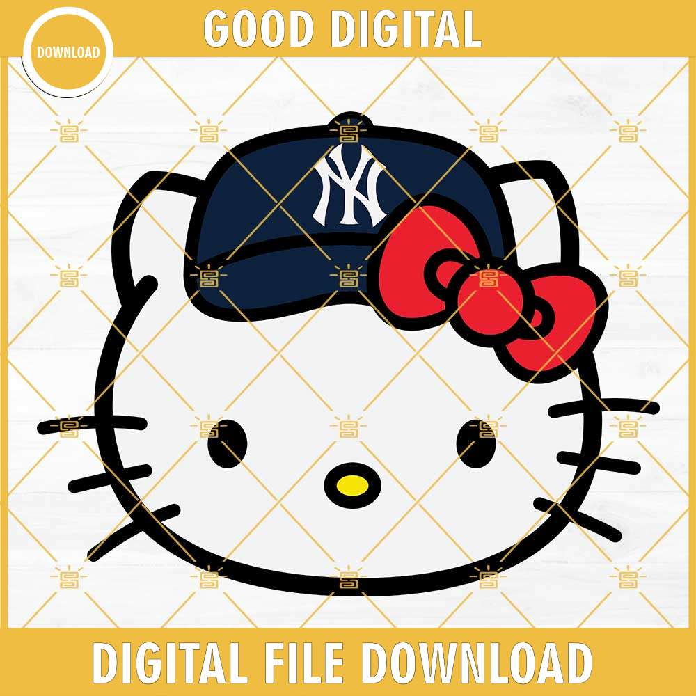 Ny Yankees Hello Kitty SVG PNG DXF EPS Cricut.jpg