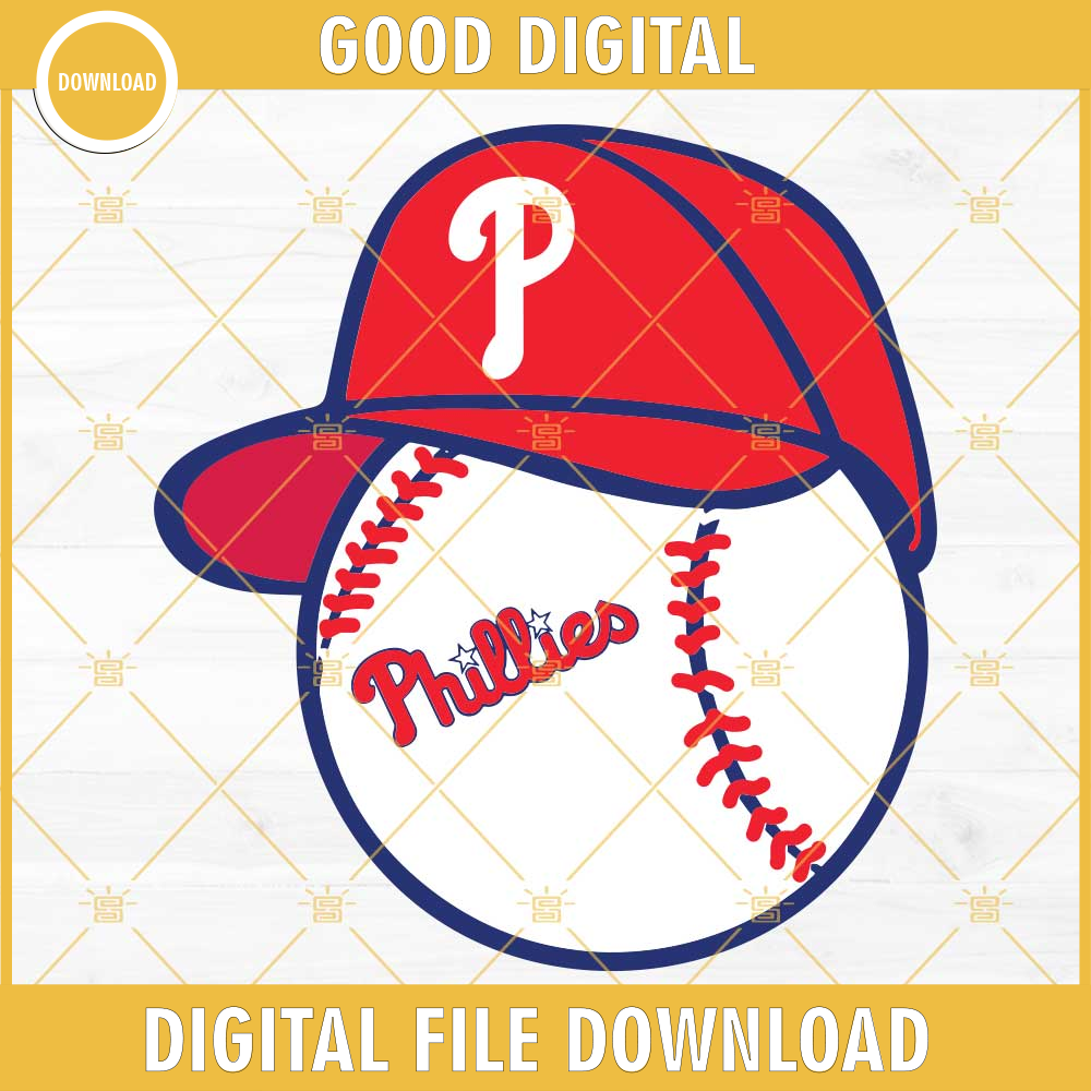 Phillies Baseball SVG, Phillies P SVG, Baseball SVG, Phillies SVG.jpg