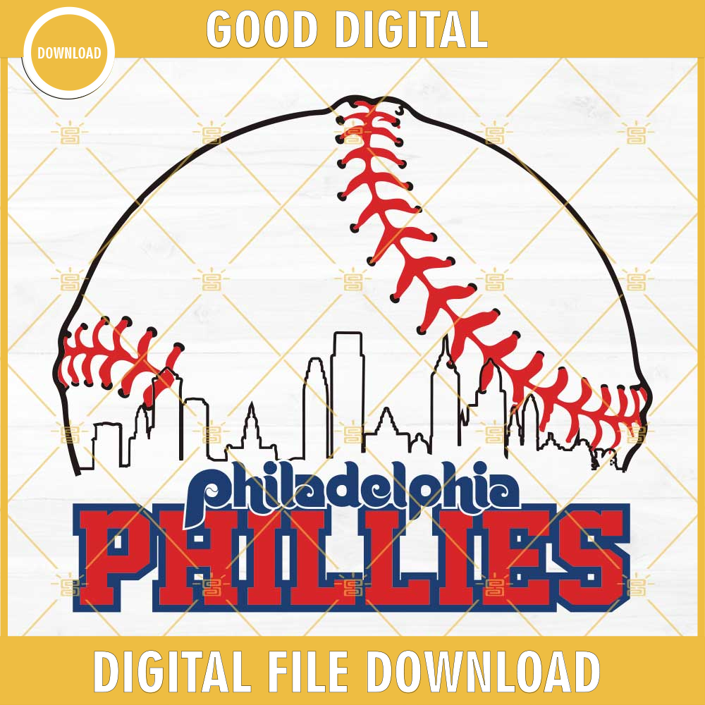 Phillies SVG, Baseball Team SVG, Philadelphia Phillies Baseball SVG PNG DXF EPS Vector Clipart.jpg