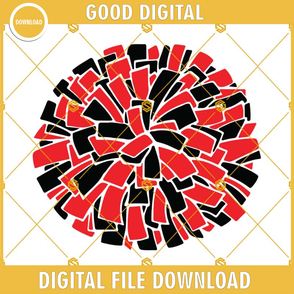 Pom Pom SVG, Sports Girl SVG, Cheer SVG, Sports SVG, Cut Files, Sports Girl Cut Files.jpg